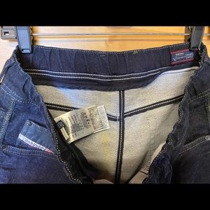 Men’s Diesel “Narrot Denim Sweat Pants” size 32